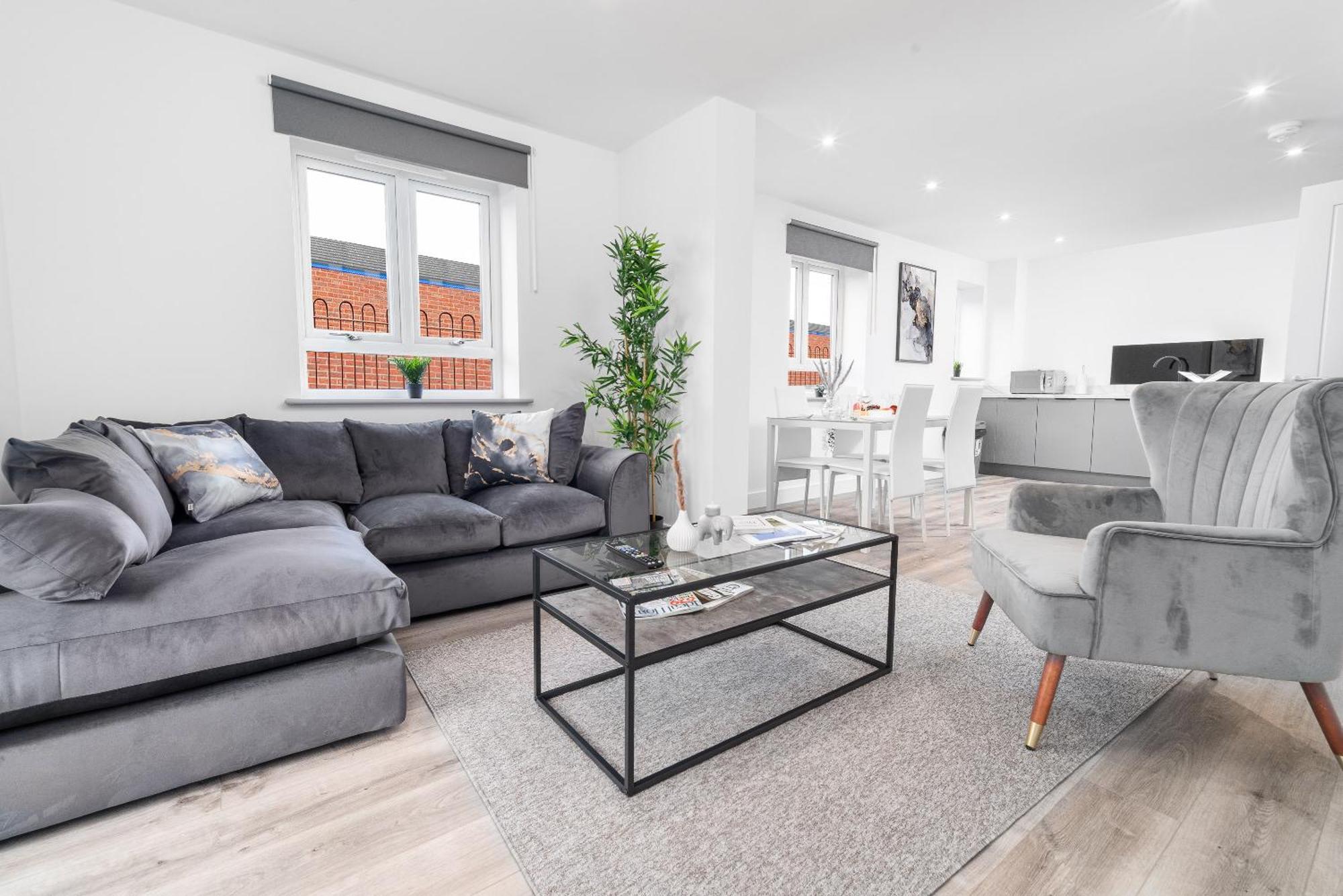 Luxury Apartment - 2 Bedrooms - Balcony - Parking - Netflix - Wifi - 7Mc Birmingham Zewnętrze zdjęcie